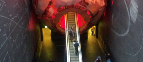Picture of escalator