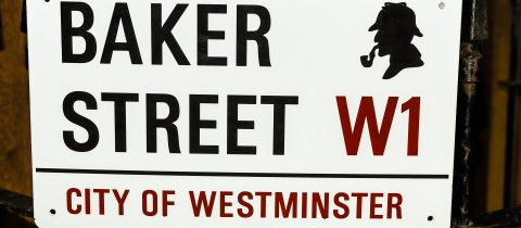 Baker Street road sign
