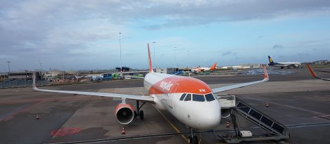 An Easy Jet flight from Luton